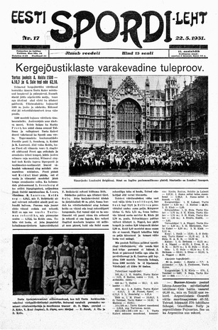 Eesti Spordileht ; 17 1931-05-22