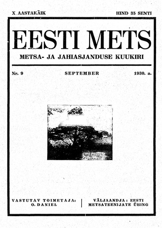 Eesti Mets ; 9 1930
