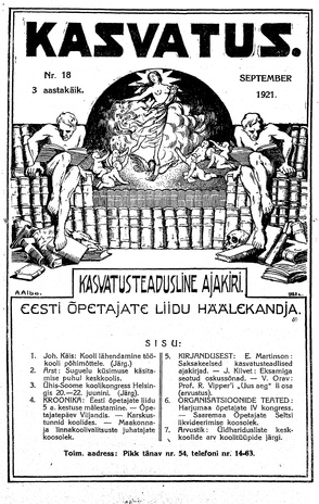 Kasvatus ; 18 1921-09