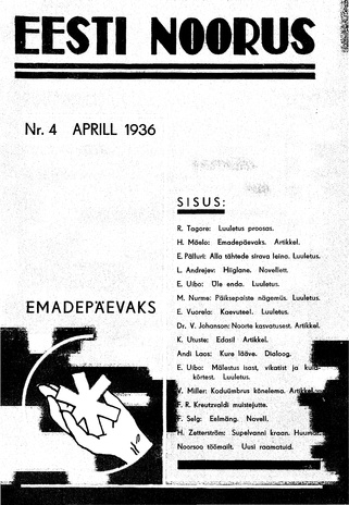Eesti Noorus ; 4 1936-04-30