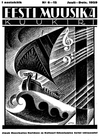 Eesti Muusika kuukiri ; 6-12 1929-06/12