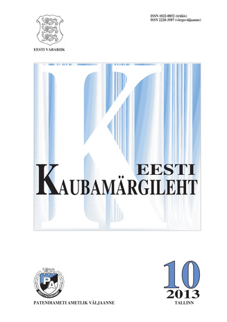 Eesti Kaubamärgileht ; 10 2013