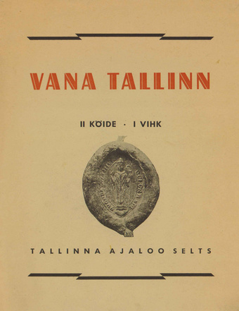 Vana Tallinn ; 1 1937