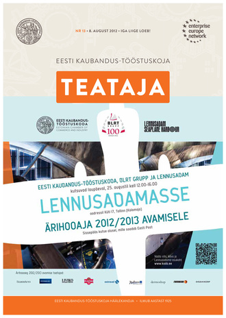 Eesti Kaubandus-Tööstuskoja Teataja ; 13 2012-08-08