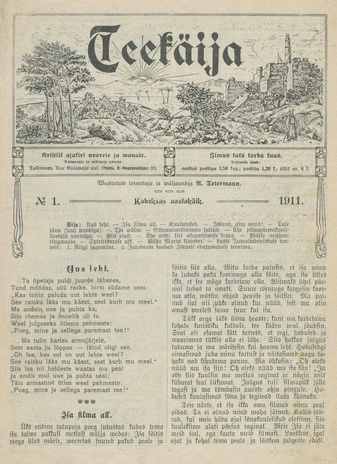 Teekäija : Eesti Baptisti Koguduse Ühenduse häälekandja ; 1 1911