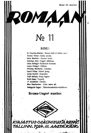 Romaan ; 11 1924