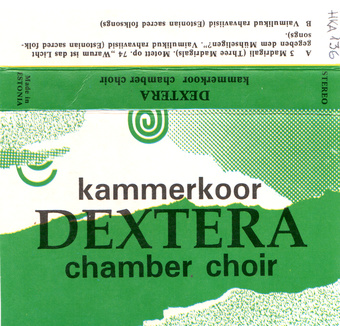 Kammerkoor Dextera = Chamber choir Dextera