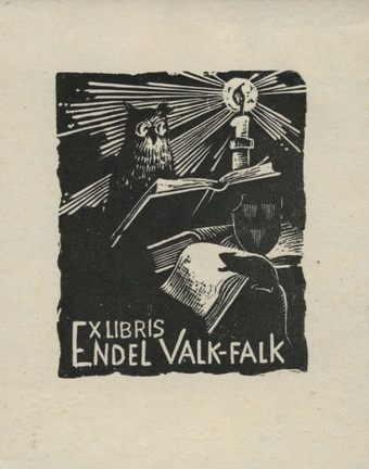 Ex libris Endel Valk-Falk 