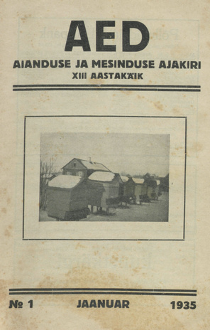 Aed : aianduse ajakiri ; 1 1935-01
