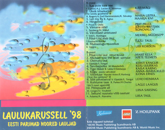 Laulukarussell '98 : Eesti parimad noored lauljad
