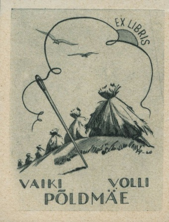 Ex libris Vaiki Volli Põldmäe 