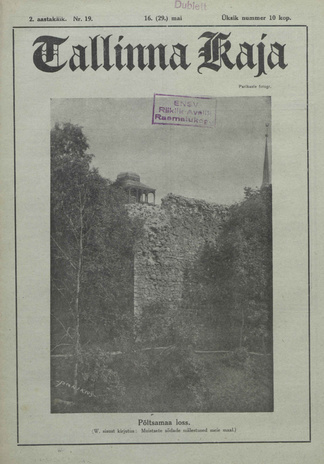 Tallinna Kaja : piltidega nädalakiri ; 19 1915-05-16