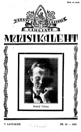 Muusikaleht ; 10 1928