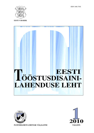 Eesti Tööstusdisainilahenduse Leht ; 1 2010
