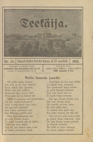 Teekäija : Eesti Baptisti Koguduse Ühenduse häälekandja ; 16 1914