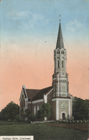 Halliste kirik Liiwimaal