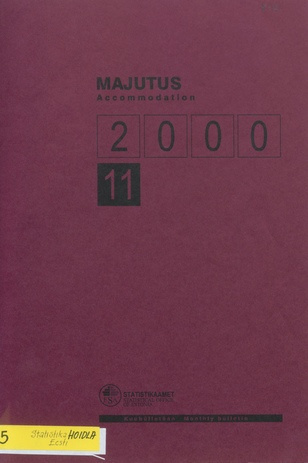 Majutus : kuubülletään = Accommodation : monthly bulletin ; 11 2001-01