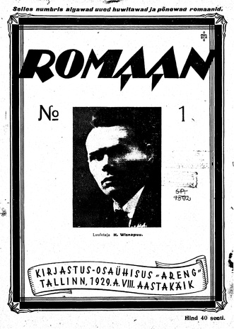 Romaan ; 1 (163) 1929-01