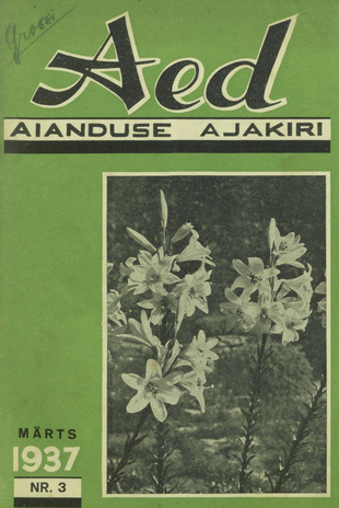 Aed : aianduse ajakiri ; 3 1937-03