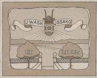 Jwask Jssako ex libris 