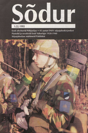 Sõdur : Eesti sõjandusajakiri ; 1(2) 1993