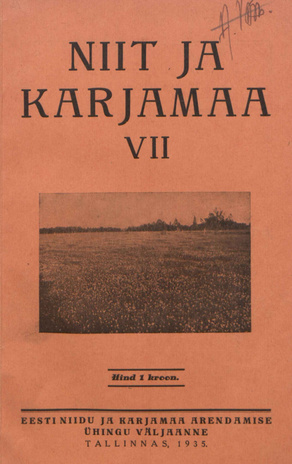 Niit ja karjamaa ; 7 1935