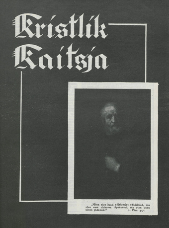 Kristlik Kaitsja : Eesti metodistide häälekandja ; 10 1936-09-30