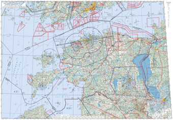 Eesti aeronavigatsiooniline kaart 2016 