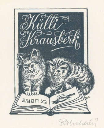 Külli Krausberk ex libris 
