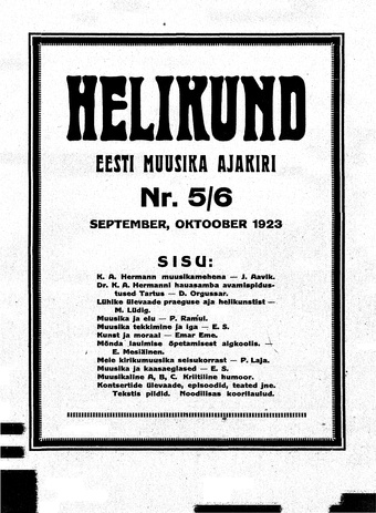 Helikund ; 5-6 1923-09/10