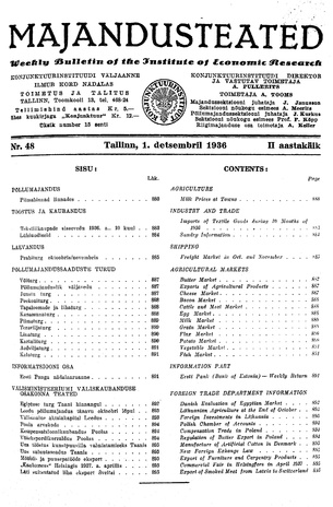 Majandusteated ; 48 1936-12-01