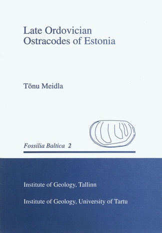 Late Ordovician ostracodes of Estonia 
