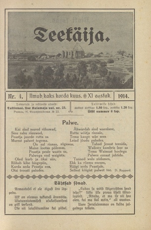 Teekäija : Eesti Baptisti Koguduse Ühenduse häälekandja ; 4 1914