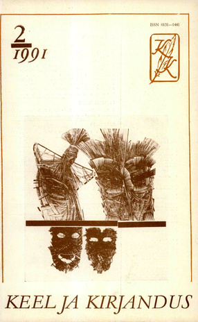 Keel ja Kirjandus ; 2 1991