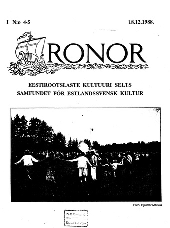 Ronor ; 4-5 1988-12-18