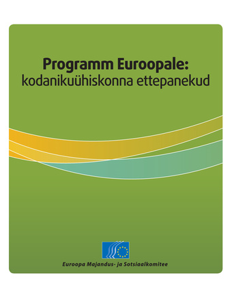 Programm Euroopale : kodanikuühiskonna ettepanekud 