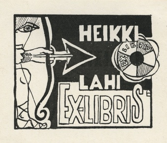 Heikki Lahi ex-libris 