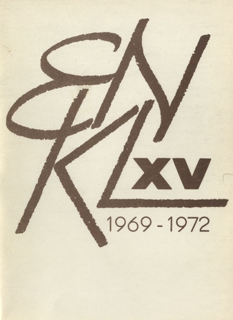Eesti NSV Kunstnike Liit 1969-1972 