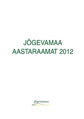 Jõgevamaa aastaraamat 2012