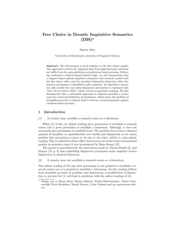 Free choice in deontic inquisitive semantics (DIS) 