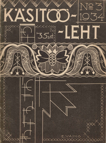 Käsitööleht : naiste käsitöö ja kodukaunistamise ajakiri ; 3 1934-03