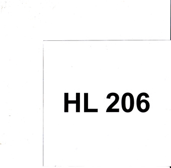 HL 206 : Eesti Muusikafondi heliarhiiv