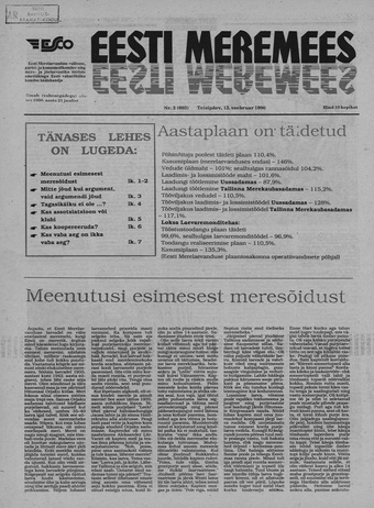 Eesti Meremees ; 3 1990