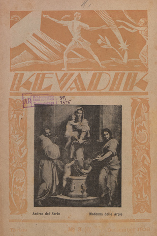 Kevadik ; 3 (6) 1926-12