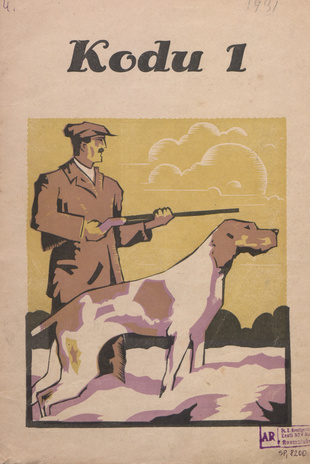 Kodu : perekondlik kirjanduse, teaduse ja kunsti ajakiri ; 1 1931-01