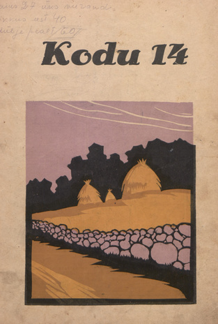 Kodu : perekondlik kirjanduse, teaduse ja kunsti ajakiri ; 14 1934-07