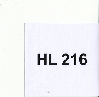 HL 216 : Eesti Muusikafondi heliarhiiv