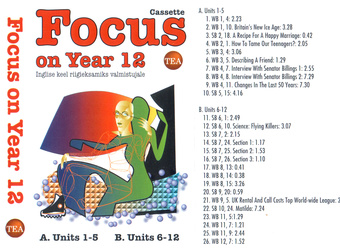 Focus on year 12 : student's book