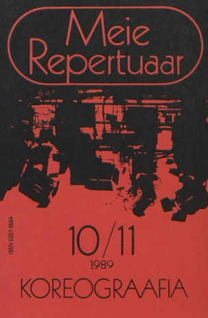 Meie repertuaar : Eesti NSV Rahvaloomingu ja Kultuuritöö Teadusliku Metoodikakeskuse väljaanne ; 10-11 1989-11