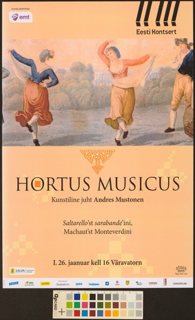 Hortus Musicus : saltarello'st sarabande'ini